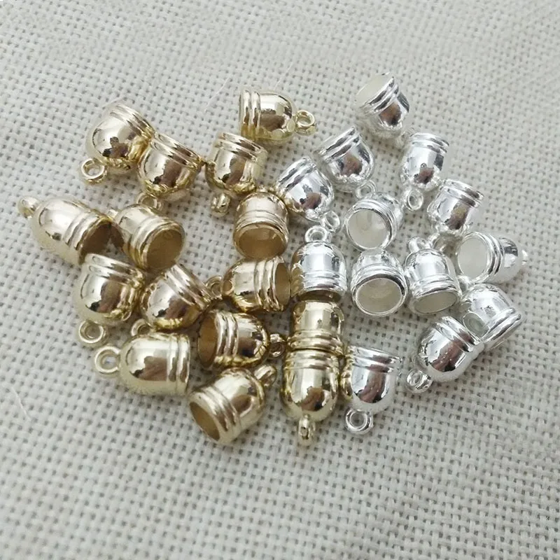 jewelry making color cord necklace findingd tassel crimp ends caps