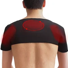 1 шт. Турмалин саморазогревающийся плечевой бандаж Магнитная терапия шея спина плечо осанки Корректирующие ремни забота о здоровье облегчение боли