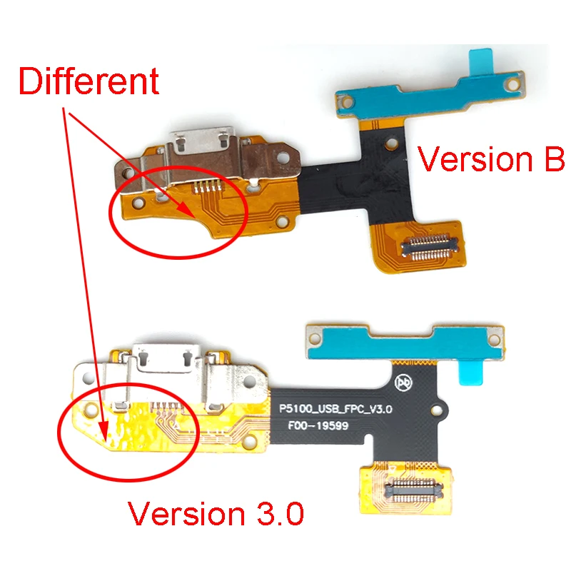 Usb порт для зарядки док-станция Разъем Flex для lenovo YOGA Tab 3 YT3-X50f YT3-X50 YT3-X50m P5100_ FPC_V3.0 YT3-850F P5000