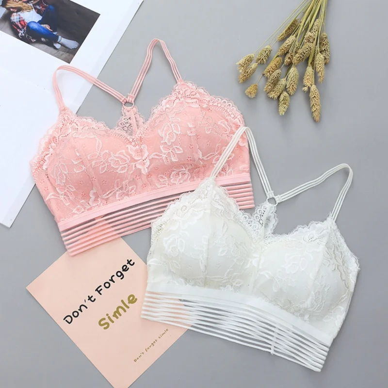 

Women Bralette Women Tube Tops Sexy Chest Padded Tank Tops Lace Sexy Bralette Tube Tops Women Lingerie