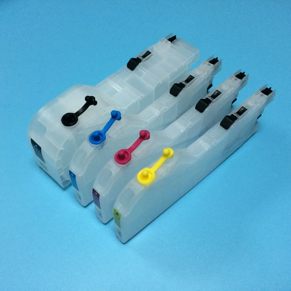 5 Set Isi Ulang Tinta untuk Saudara LC505 LC509 LC525 LC529 untuk Brother  DCP J100 MFC J200 DCP J105 Printer|Cartidge Tinta| - AliExpress