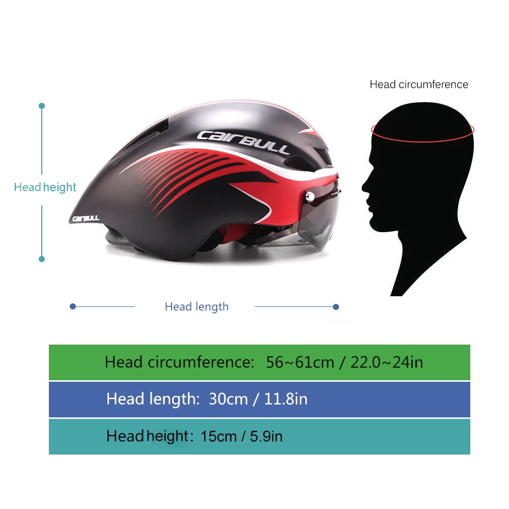 CAIRBULL в форме взрослых велосипедный шлем стильный взрослый дорожный велосипедный шлем регулируемый, для спорта на открытом воздухе велосипедный шлем с Goggle Объектив