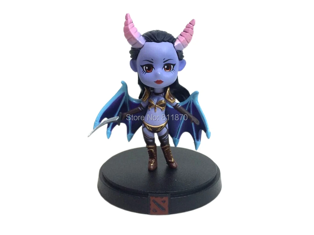 

Dota2 Defense Of The Ancients Cosplay QOP Queen Of Pain Akasha 9cm/3.5'' Hi-Q PVC Action Figures Toys Model Garage Kit