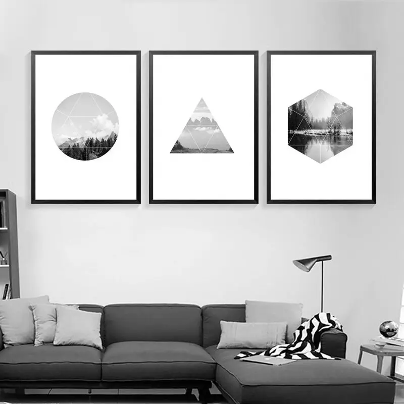 Nordic black white abstract landscape letters art canvas poster prints wall picture for living room home decor no frame dp0456 in painting calligraphy Nordic black white abstract landscape letters art canvas poster prints wall picture for living room home decor no frame dp0456 in painting calligraphy