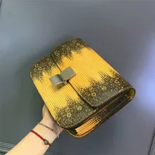 Сумки для женщин осень-зима Tofu обернутые для растирания в руках новые высококачественные кожаные женские сумки градиентная сумка с рисунком ящерицы