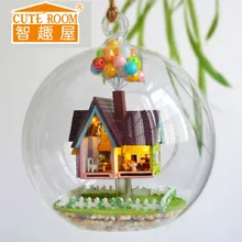 Милая комната Diy дом подарок на день рождения для влюбленных кукла подарок игрушки для девочек культивировать терпение миниатюрная мебель