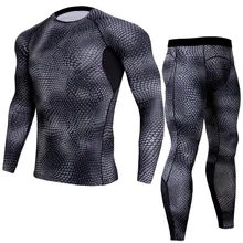 Men Plus Size Running T-shirt / Pants Sport Jersey Long Sleeves Sportwear Gym Fitness Cycling Sport Clothes Running Sets
