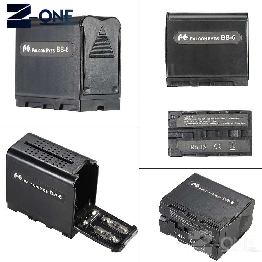 Фонарь для светодиодсветильник панели/монитора 6 шт.|aa power pack|np-f batteryfor video |