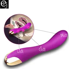 EJMW Silicone Vibrators 12 Speed Model USB Rechargeable Dildo Vibrator WarterProof Sex Toys For Women G Spot Orgasm