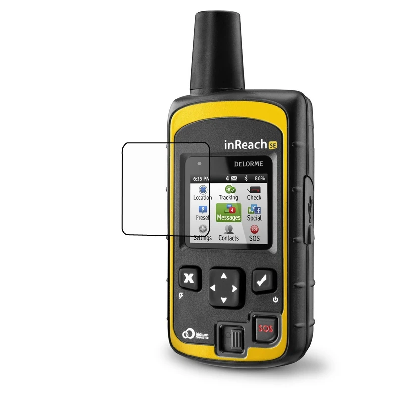 2x прозрачная защитная пленка для ЖК-экрана DeLorme inReach SE аксессуары спутникового