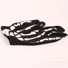 2 шт/лот бутафорский реквизит для хэллоуина украшения ужас серьги рука скелета-призрака перчатки игрушки тканевые перчатки