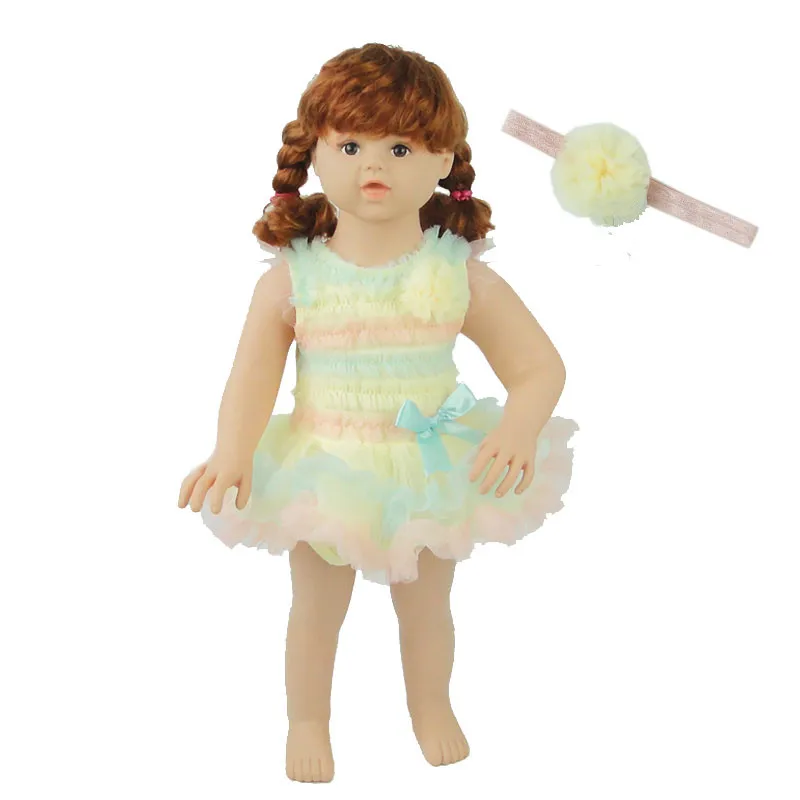 Детское летнее кружевное платье в радужную полоску на день рождения|baby girl dress