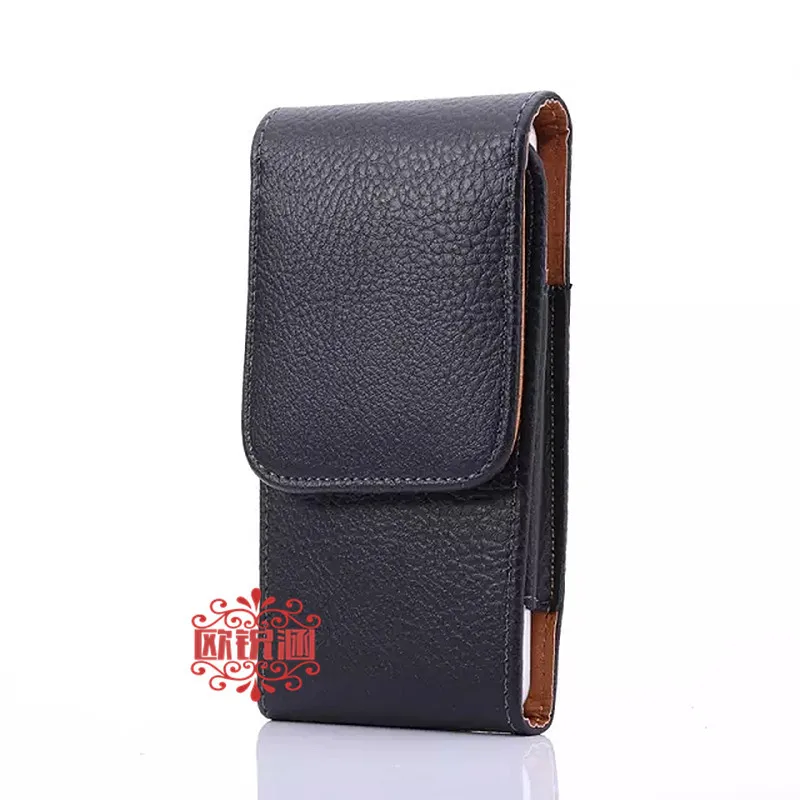 

For IPhone8 Mobile Bag Wallet Model Vertical Hanging Waist Leather Cover with Card Function General Mobile Phone Bag