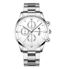 CUENA Men Wrist Watch Fashion Military Stainless Steel Analog Date Sport Quartz Watch Man Reloj Hombre 2019 men wristwatch clock CUENA Men Wrist Watch Fashion Military Stainless Steel Analog Date Sport Quartz Watch Man Reloj Hombre 2019 men wristwatch clock