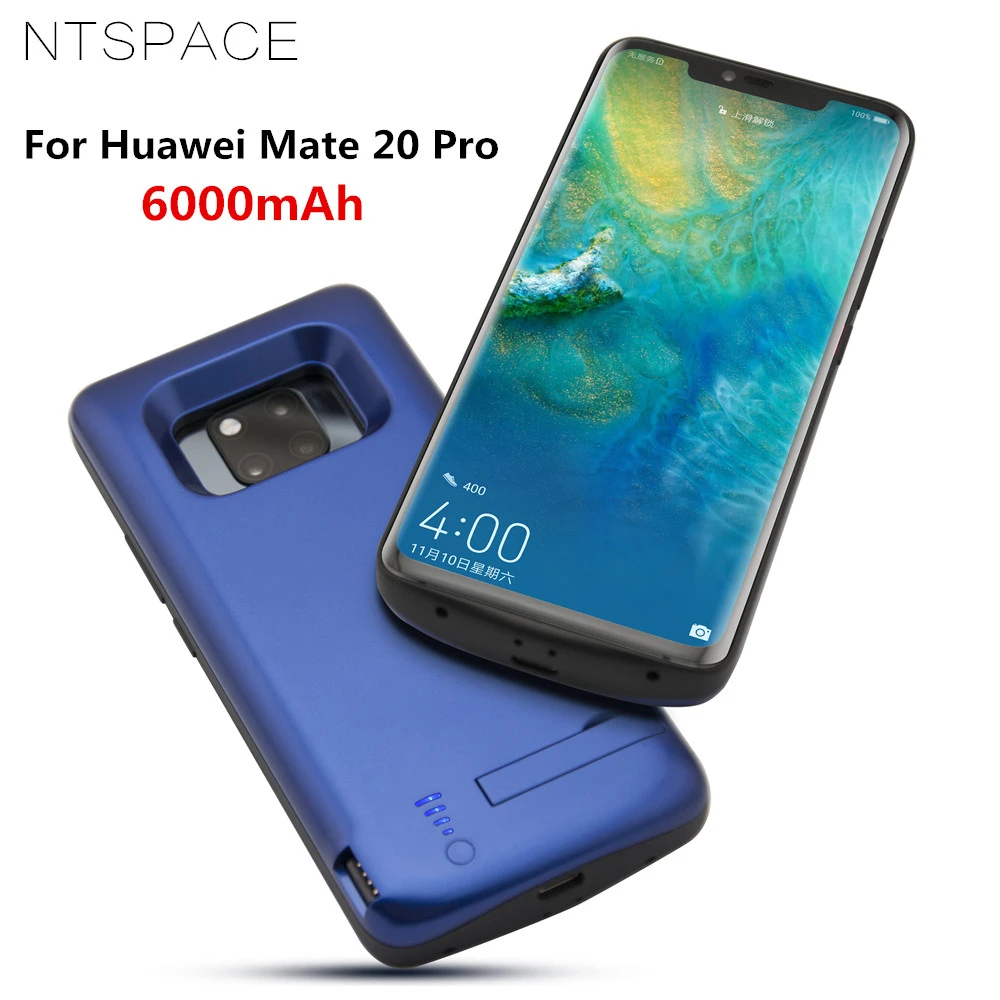 NTSPACE 6000 мАч Внешний аккумулятор зарядное устройство чехол для huawei mate 20 Pro Чехол для батареи портативный Банк питания быстрое зарядное устройство Чехлы для питания