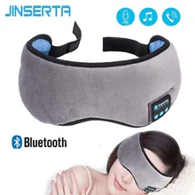 JINSERTA, беспроводные стерео наушники с Bluetooth, маска для сна, 5,0, Bluetooth, мягкие наушники для сна, поддержка громкой связи, маска для сна