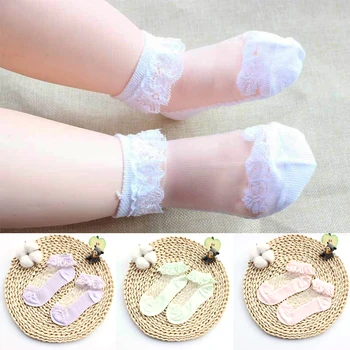 

Frilly Ankle Lace Kids Baby Breathable Socks Socks Cotton Socks Girls