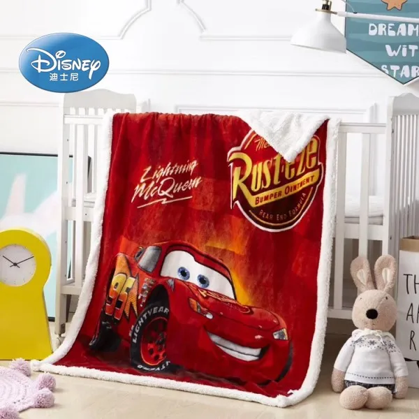 Одеяло disney Mickey mouse из кораллового флиса с шерпой и подложкой, 100x140 см, покрывало для малышей, детей, на кровать, кроватку/диван, осенне-зимнее одеяло - Цвет: sherpa backing 9