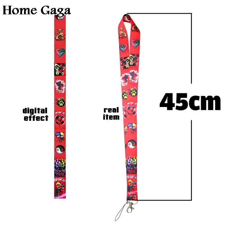 Home gaga Customized Phone key keychain lanyard webbing with your Designs or Logo
