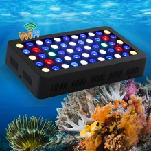 165w wifi led aquarium light warehouse in China WIFI controller can handle with IOS/Android system best for tank coral
