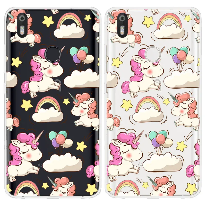 

Unicorn Phone Case for BQ Aquaris X U2 Lite BQ V Plus X Pro M2017 VS Cute Rainbow Horse TPU Soft Silicone Protective Cover