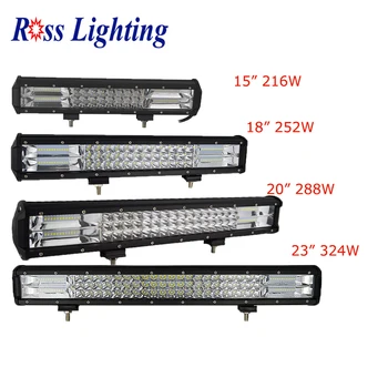 

5 12 20 23 26inch Off Road LED Work Light LED Bar for Auto Tractor Boat 4WD 4x4 Truck SUV ATV Combo Beam 12V 24V Driving Lamp