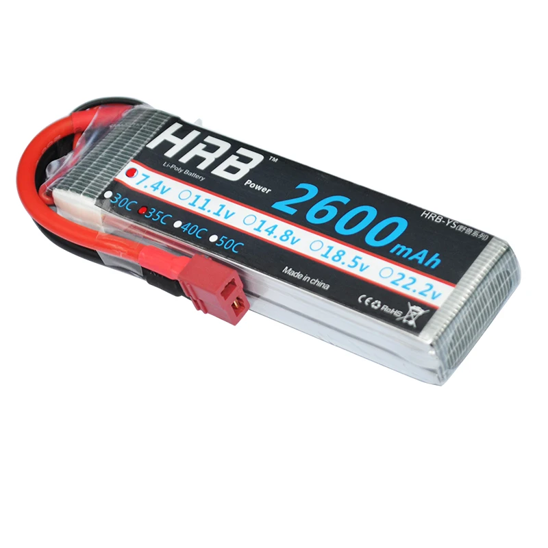 HRB 2S 7.4V 2600mAh 35C Lipo HRB 2S 7.4V 2600mAh 35C Lipo