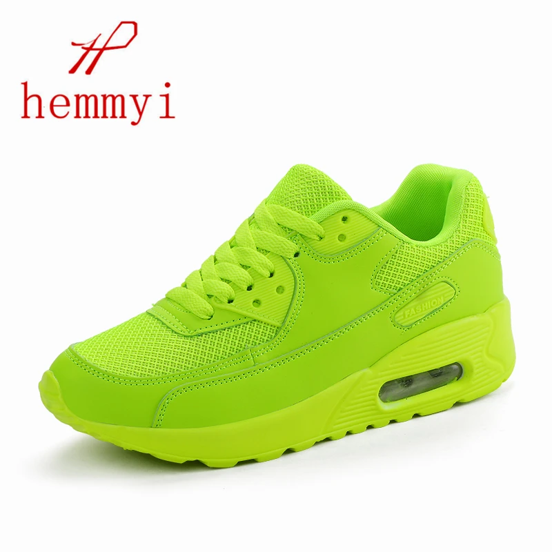 Achat Hemmyi 2018 Femmes Sneakers Été Respirant Mesh Chaussures de Marque pour Femme Noir Vert Rouge Tenis Feminino Dames Panier De Chaussures Femme
