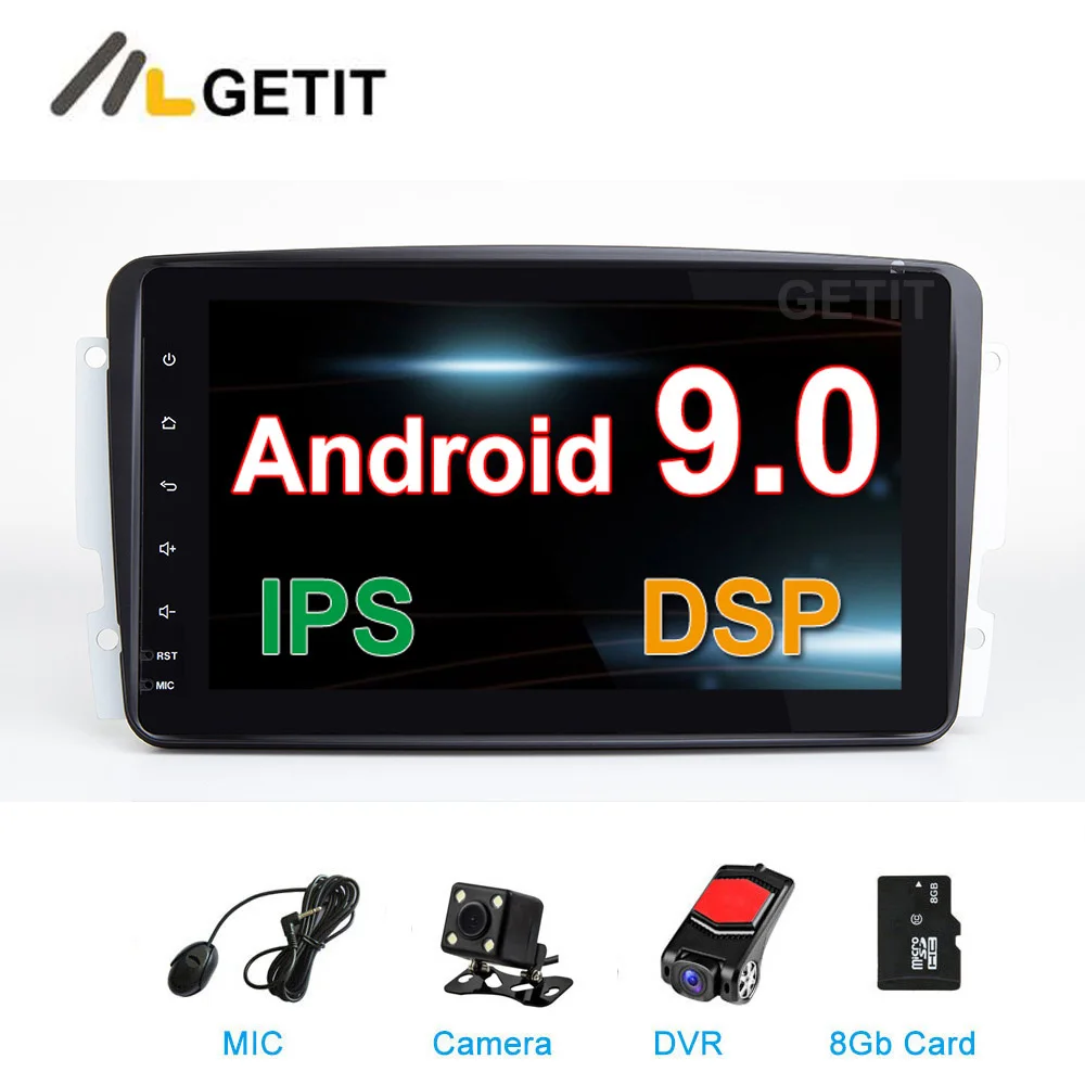 Excellent DSP IPS 8" Android 9.0 Car Radio Stereo audio media Car GPS For Mercedes Benz CLK W209 W203 W463 W208 Wifi Bluetooth 0 Excellent DSP IPS 8" Android 9.0 Car Radio Stereo audio media Car GPS For Mercedes Benz CLK W209 W203 W463 W208 Wifi Bluetooth 0