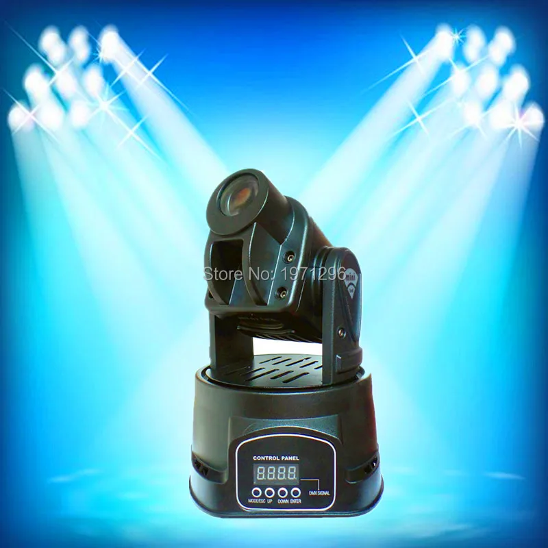 

2pcs/lot Hot Free shipping moving head mini led gobo 15W in An evening bar KTV family gatherings