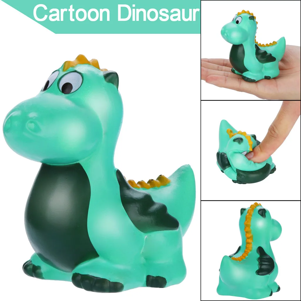 Kawaii Сжимаемый мультяшный динозавр медленно поднимающийся крем ароматизированные игрушки для снятия стресса мягкие детские