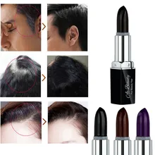 Помада Новая Временная Косметическое покрытие ваш серый белый волос Touc Up цвет волос губная помада LD