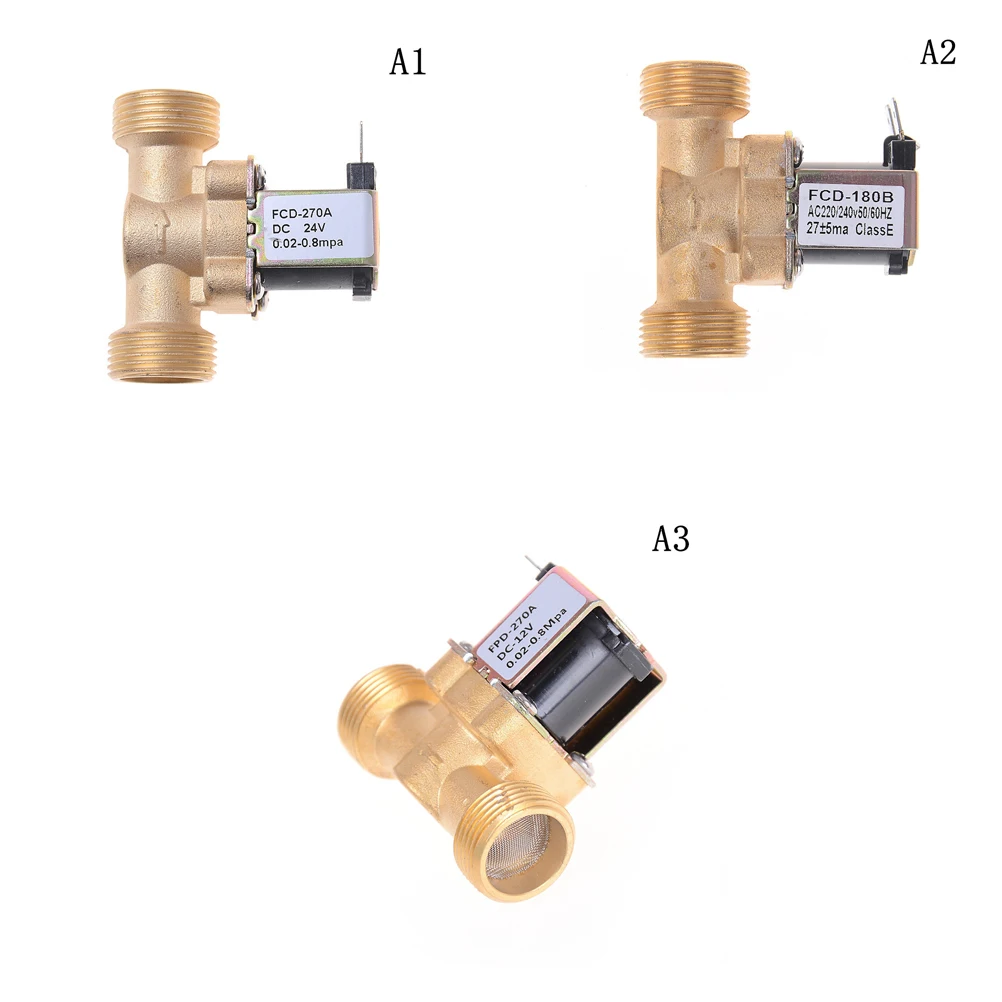 

Electric Solenoid Valve Water Normally Closed Air Inlet 3/4inch Flow 12 V DC,220V,24V Gold Switch