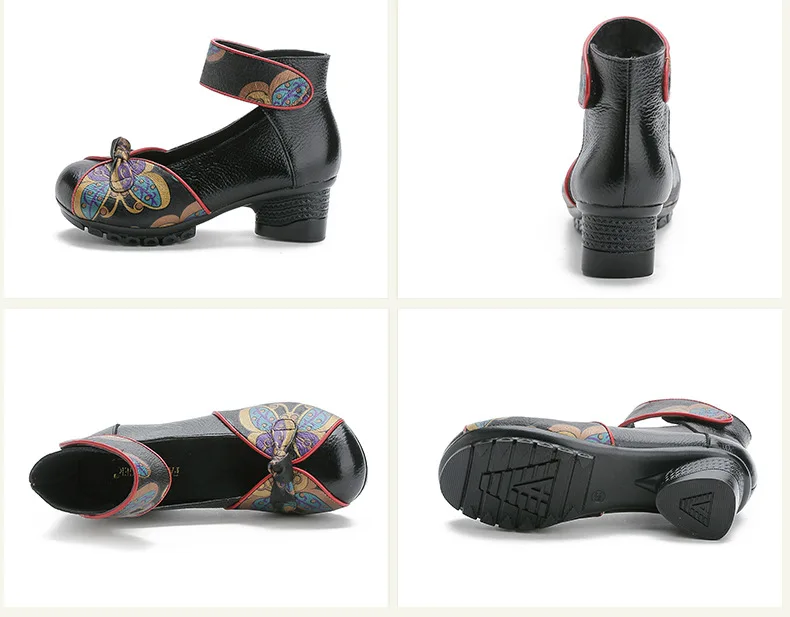 Xiuteng/; женские туфли-лодочки в повседневном стиле на квадратном среднем каблуке; сезон весна; элегантные женские туфли на толстом каблуке; сандалии из натуральной кожи