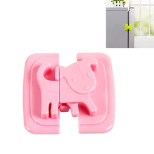 5 шт./лот Детская безопасность мультфильм собака замок на холодильник ящик туалет для шкафов шкафчик раздвижные двери холодильник защита детей