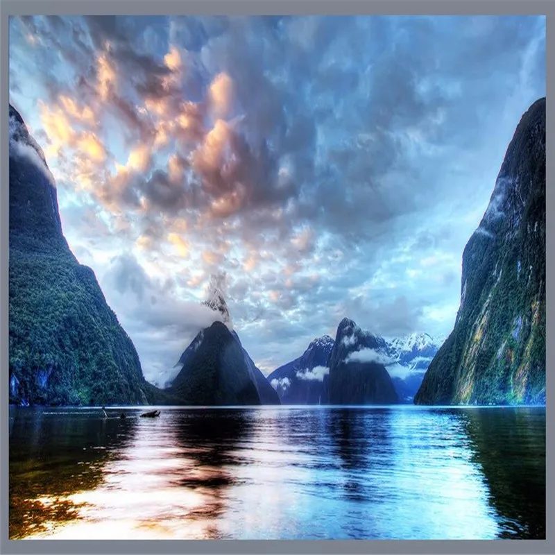 Wall-Panel-Wallpaper-Snow-Mountain-Lake-Clouds-Photography-Background-Modern-Art-Mural-for-Living-Room-Large (2)