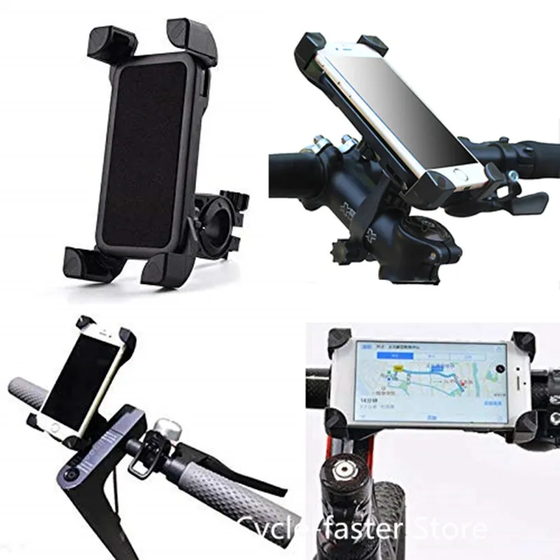 Qicycle E-Bike Scooter Подставка для мобильного телефона Держатель для электрического скутера Xiaomi M365 Pro 2 Mi, универсальный кронштейн для телефона 3,5-7 стентов