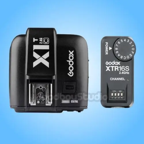 

Godox X1T-C 2.4G TTL Wireless Transmitter for Canon+ XTR-16S Wireless Flash Receiver