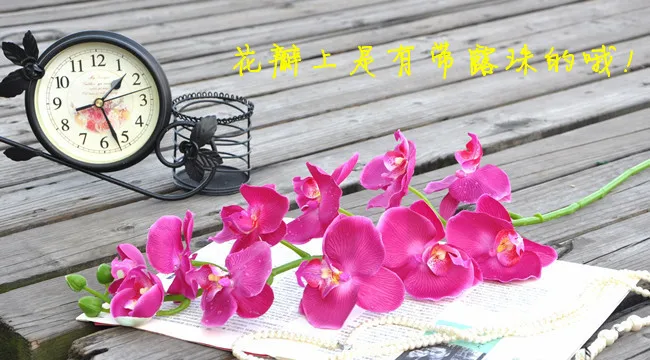 

Factory outlets] with dew Phalaenopsis artificial flowers simulation flower factory opened with wedding housewarming
