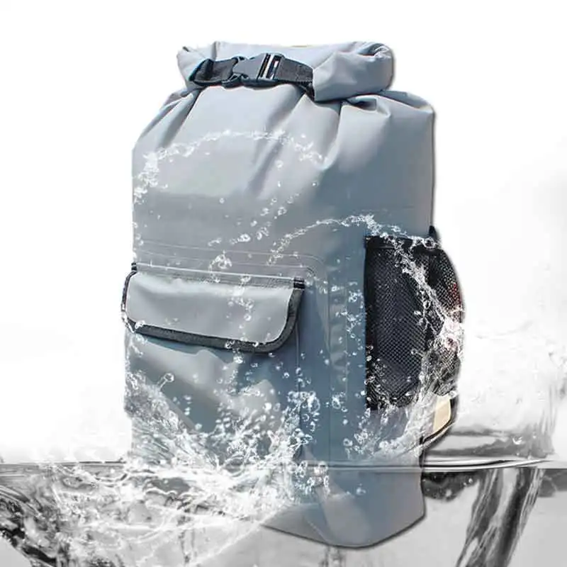 

Waterproof Roll Top Dry Bag Laptop Backpack Heavy Duty Rucksack 20L Lightweight for Outdoor Travel Hiking Cycling Camping Kayak