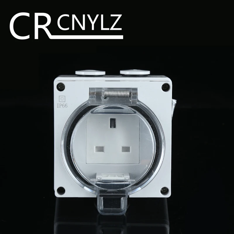 Uk Socket Ip66 Waterproof Industrial Socket Outdoor