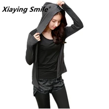 Xiaying улыбка Для женщин дышащий полный 2 Цвет Спорт бег комплект Yoga Summer быстросохнущая тренажерный зал Фитнес Йога набор тренировки спортивной костюм