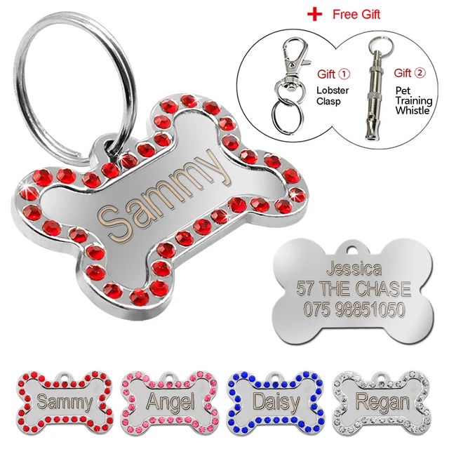 engraved pet dog tags custom cat id name tags for pets personalized