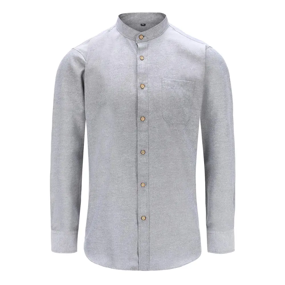 

Jeetoo Casual Cotton Shirts Men Formal Fashion Shirt Long Sleeve Sliod Mens Shirt Fit camiseta hombre Big Size 3XL