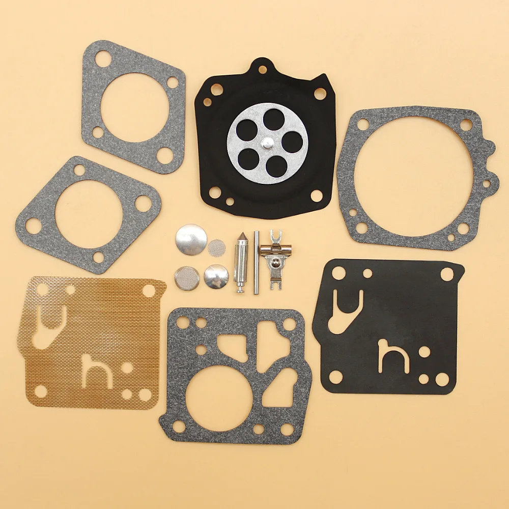 

2Pcs/lot CARBURETOR CARB REPAIR KIT For Tillotson Homelite XL-12 Super XL RK-23HS, RK23HS, RK-23-HS, RK-17HS motosierra gasolina