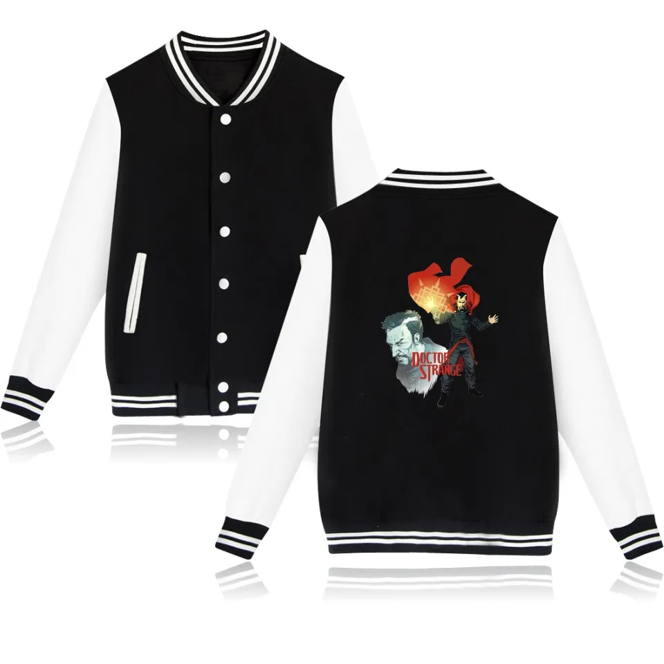 Doctor Strange Fashion Baseball font b Jacket b font font b Women b font Sweatshirts Winter