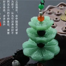 Автомобильный кулон с цветком лотоса, зеркало заднего вида, подвески, отделка, Новое поступление, модный подарок, висячие украшения, благословленные символизирующие спокойствие, здоровье, автостайлинг