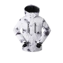 Мужская лыжная куртка для сноубординга ветрозащитная водонепроницаемая Спортивная одежда для катания на лыжах сноуборд теплая одежда мужское зимнее пальто