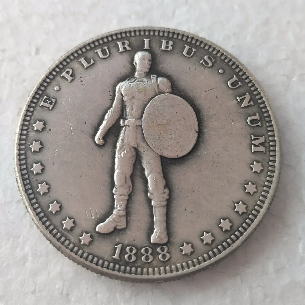 

Wholesale HB(06)CA US Hobo 1888 Morgan Dollar In Movie characters Creative Copy Coins High Quality