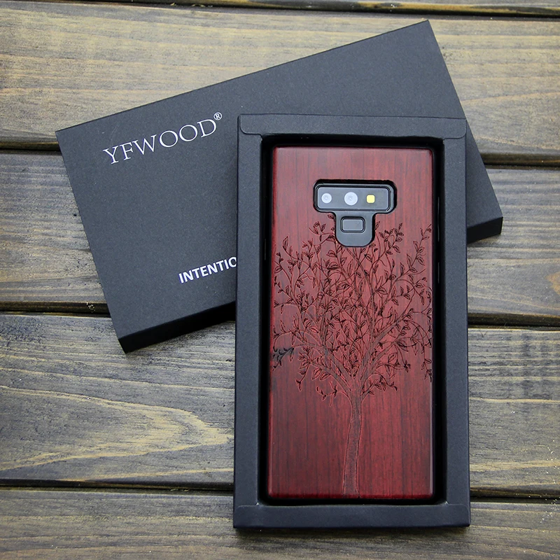 

Case for Samsung Galaxy Note 9 Case Luxury Vintage Wood Engraving Back Cover For Coque Samsung Note 9 Note9 Capa